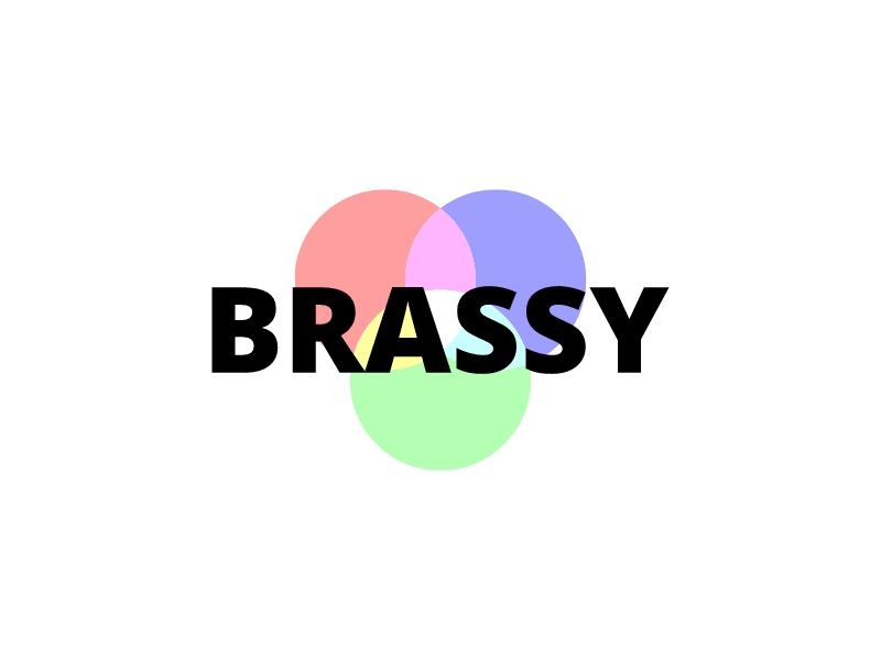 BRASSY logo design