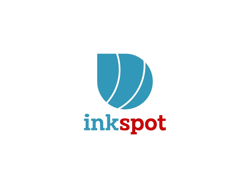 ink spot logo design