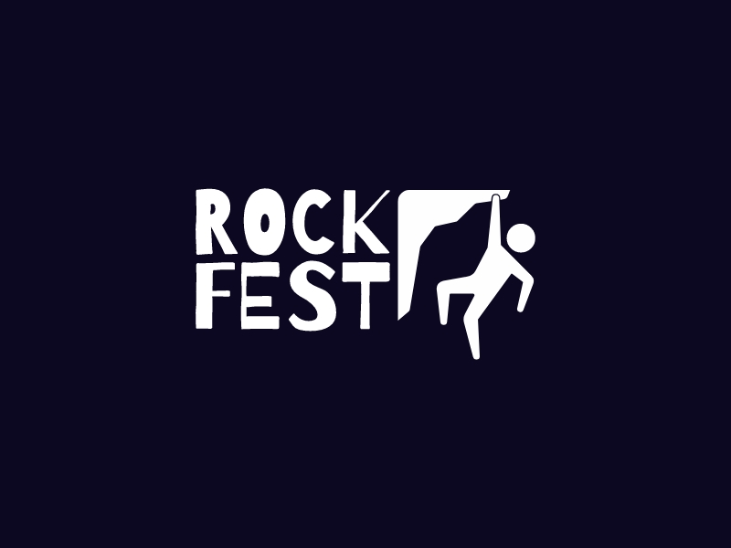 Rock Fest logo design
