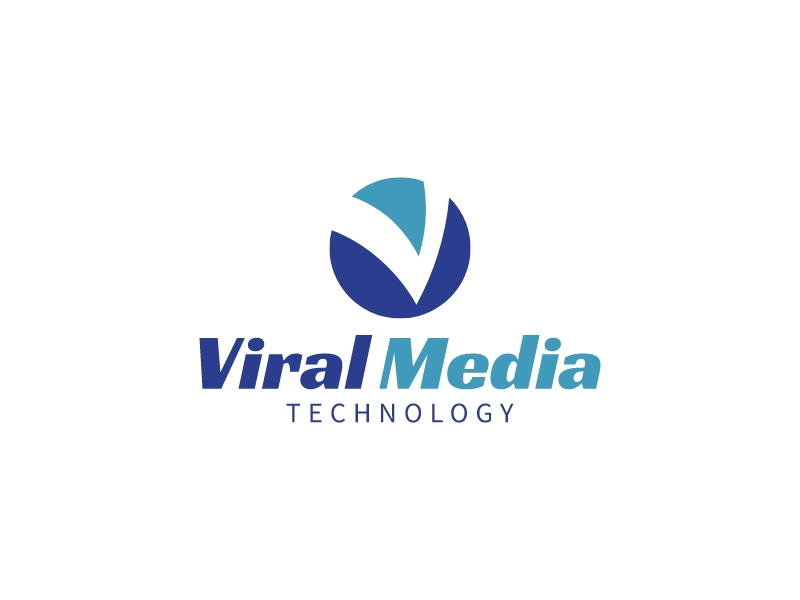 Viral Media logo design