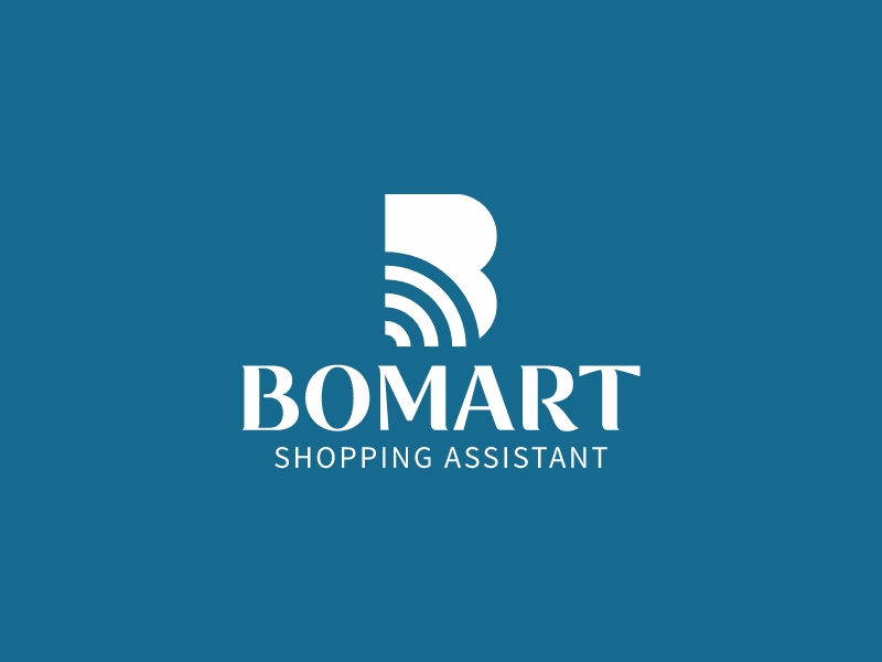 BOMART logo design