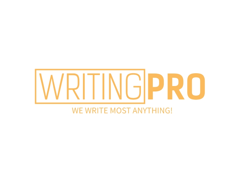 WritingPro logo design