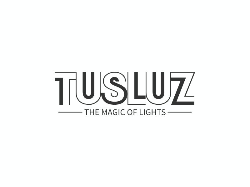 TUSLUZ logo design