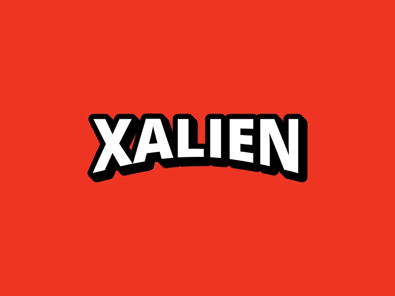 XAlien logo design