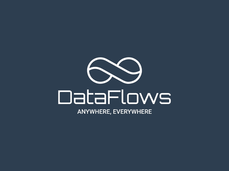 DataFlows logo design