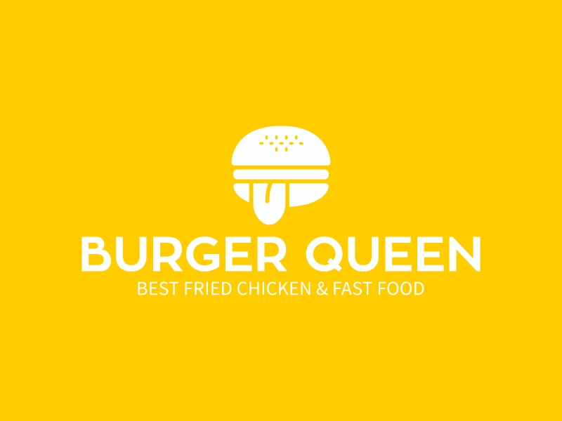 Burger Queen logo design