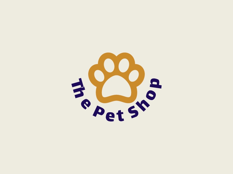 The Pet Shop logo design