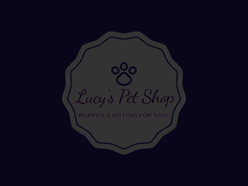 Lucy's Pet Shop logo design