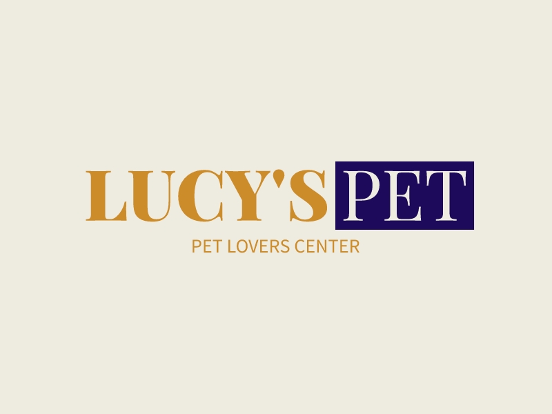 Lucy's Pet logo design