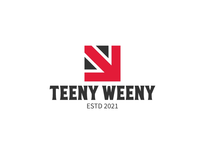 teeny weeny logo design