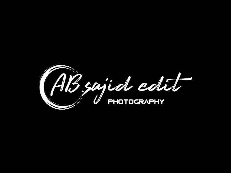 AB.sajid edit logo | Design your own signature logo - LogoAI