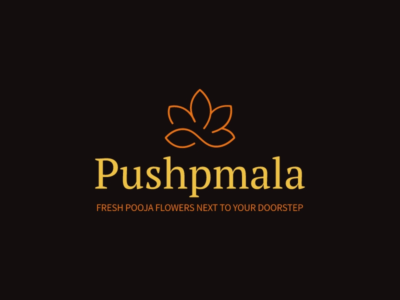 Pushpmala logo design