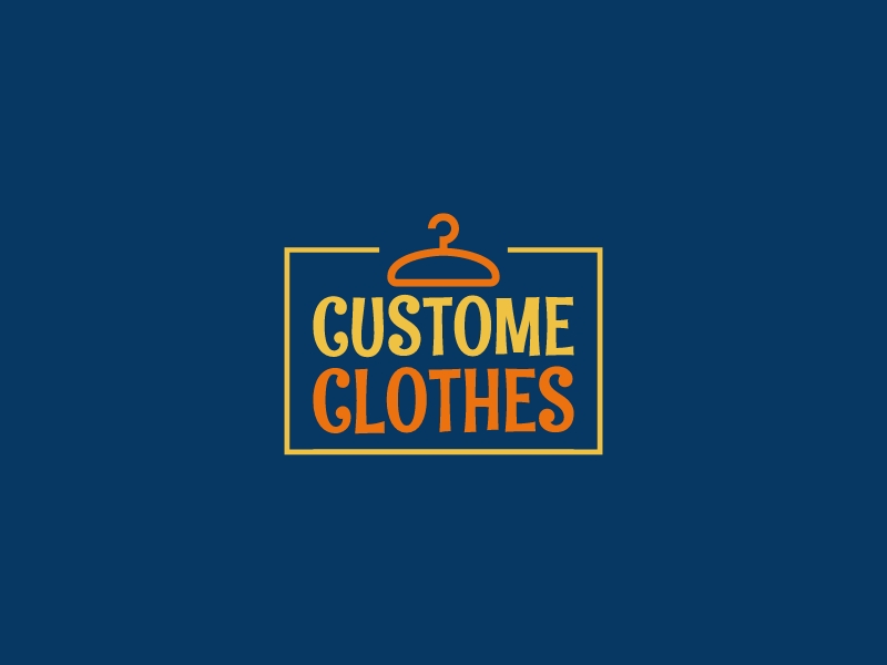 Custome Clothes logo design