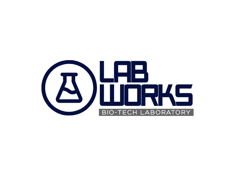 lab works logo design - LogoAI.com