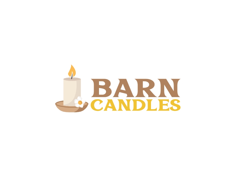 barn candles logo design