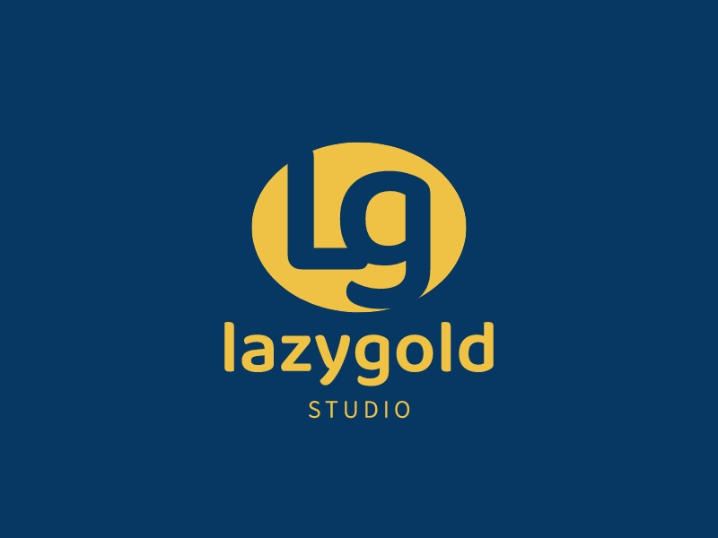 lazygold logo design
