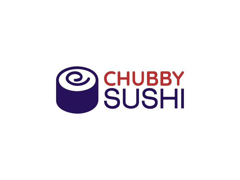 Chubby Sushi logo design