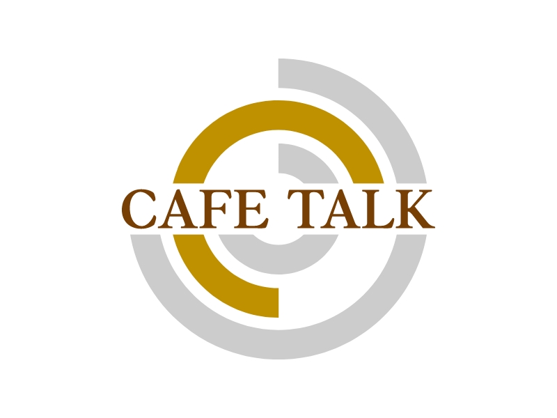 CAFE TALK logo design