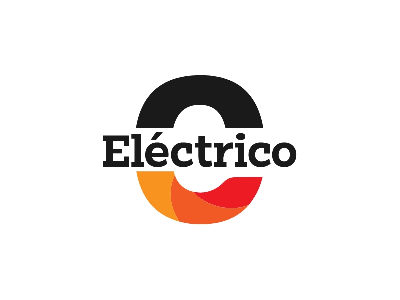 Eléctrico logo design