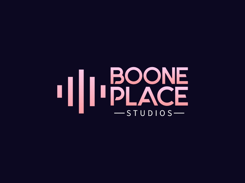 BOONE PLACE logo design