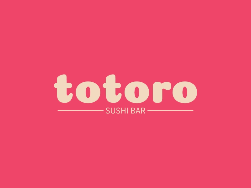 totoro logo design