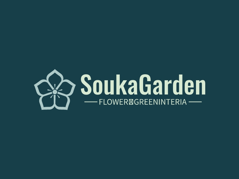 SoukaGarden logo design