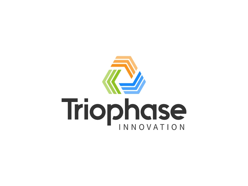 Triophase logo design