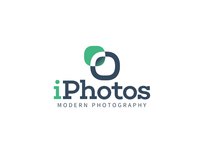 i Photos logo design