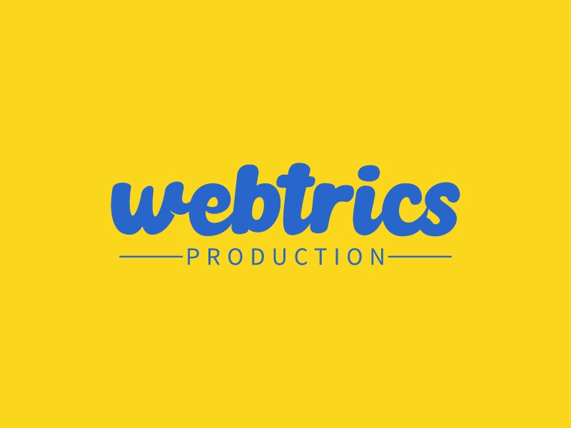 webtrics logo design