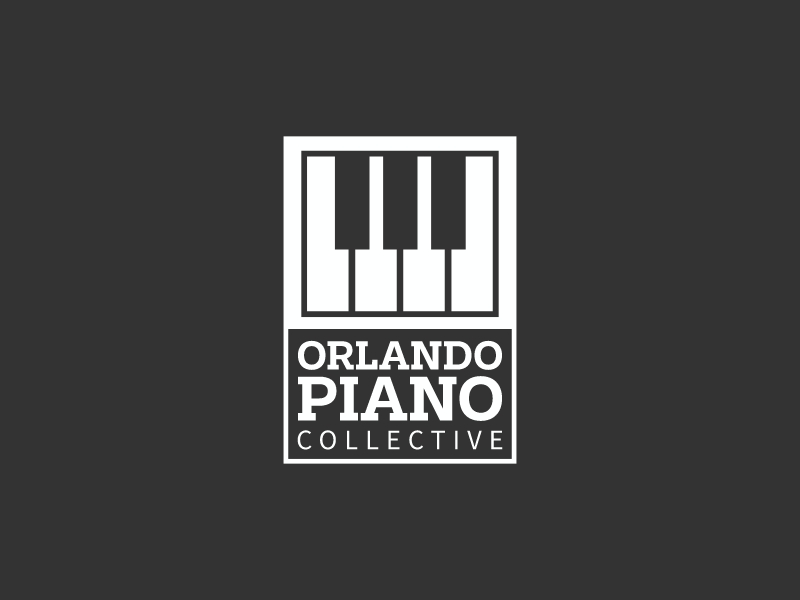 Orlando Piano logo design