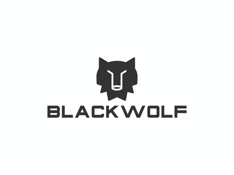 BlackWolf logo design
