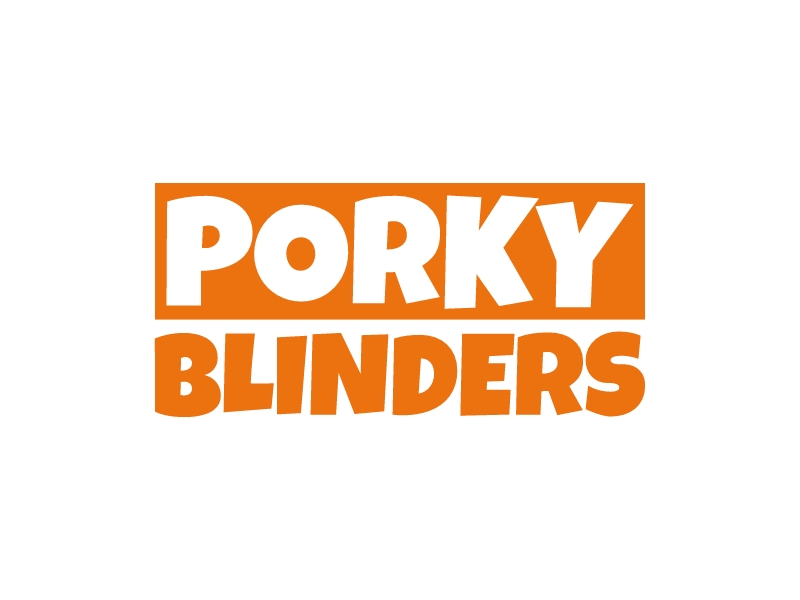 Porky Blinders logo design