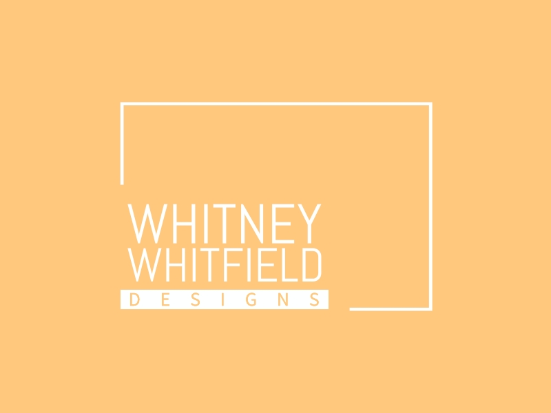 Whitney Whitfield logo design