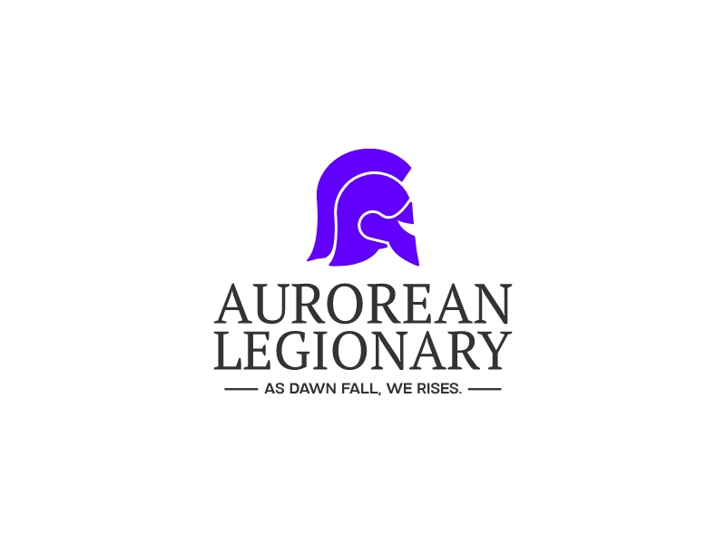 Aurorean Legionary logo design