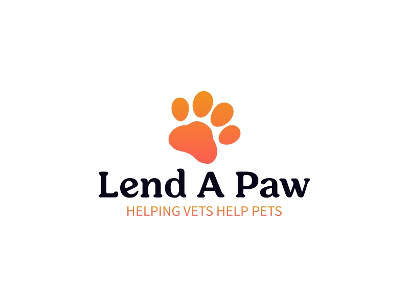 Lend A Paw logo design