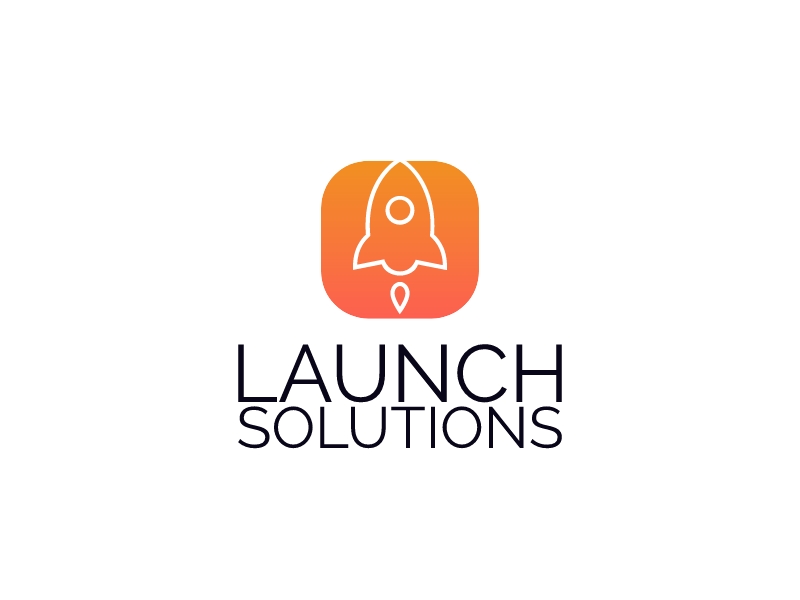 Launch Solutions logo design