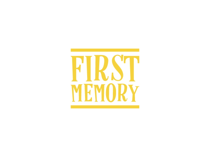 First Memory Logo Maker - Design First Memory logos online