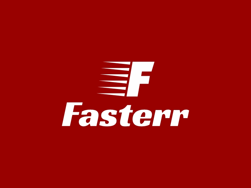 Fasterr logo design
