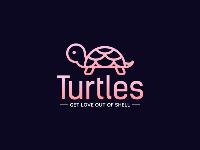 Turtles logo design
