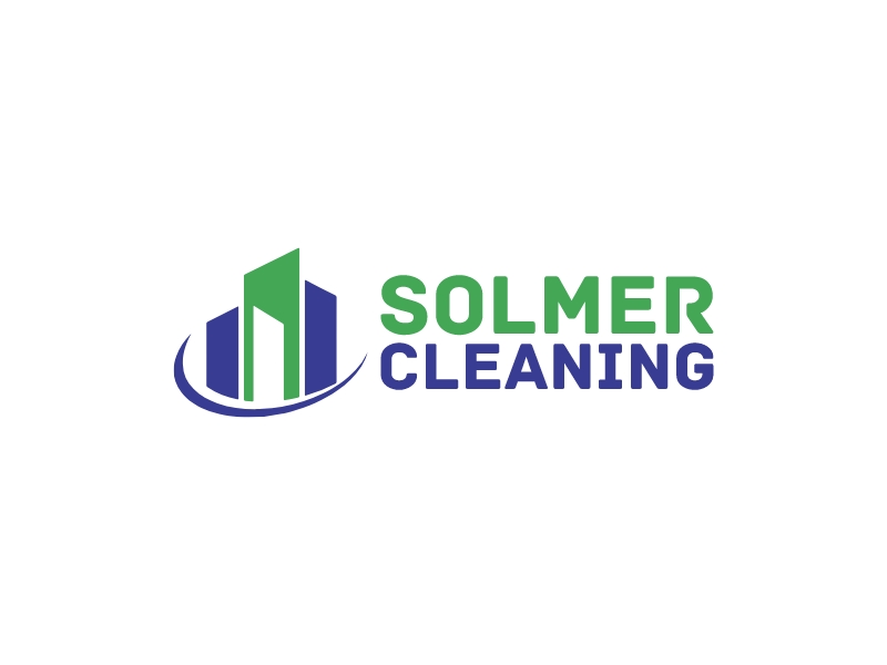Solmer Cleaning logo design