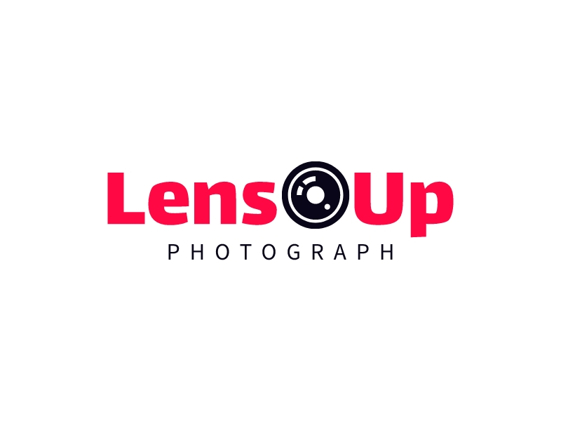 LensUp logo design