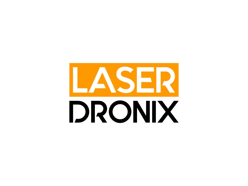 LaserDronix logo design