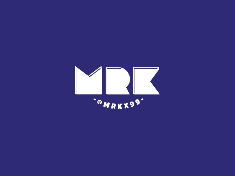 MRK logo design