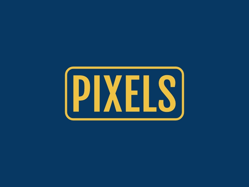 Pixels logo design