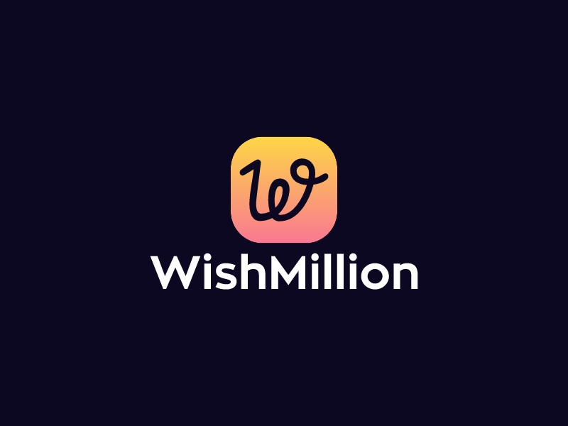 WishMillion logo design