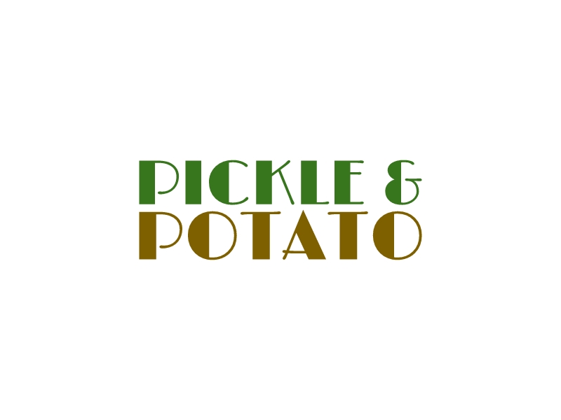 Pickle & Potato logo design