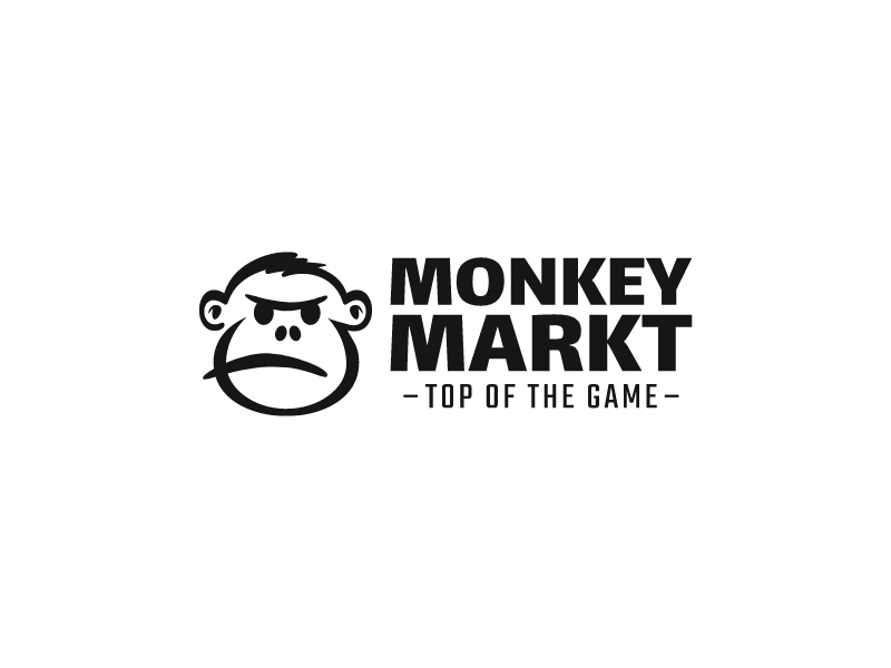 Monkey MARKT logo design