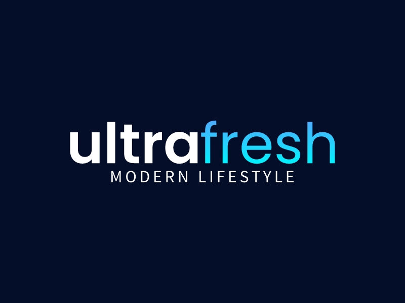 ultra fresh logo design