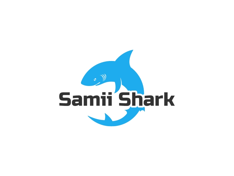 Samii Shark logo design