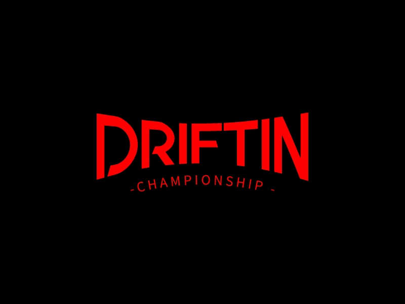 Driftin logo design